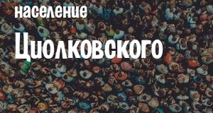 Население Циолковского