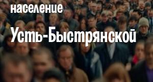 Население Усть-Быстрянской