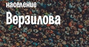 Население Верзилова