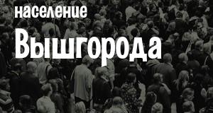 Население Вышгорода