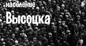 Население Высоцка