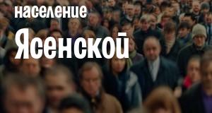 Население Ясенской
