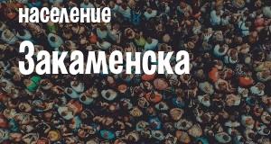 Население Закаменска