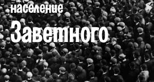 Население Заветного