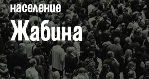 Население Жабина
