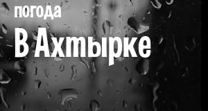 Погода в Ахтырке