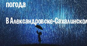 Погода в Александровске-Сахалинском