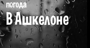 Погода в Ашкелоне