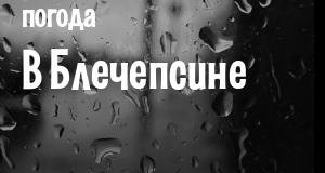 Погода в Блечепсине
