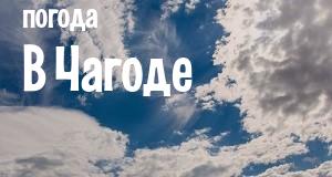 Погода в Чагоде