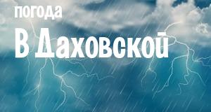 Погода в Даховской
