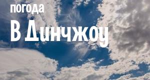 Погода в Динчжоу