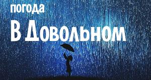 Погода в Довольном