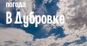 Погода в Дубровке