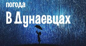 Погода в Дунаевцах