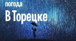 Погода в Торецке