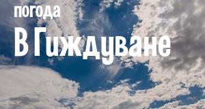 Погода в Гиждуване