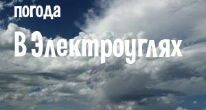 Погода в Электроуглях