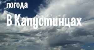 Погода в Капустинцах