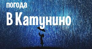 Погода в Катунино