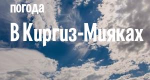 Погода в Киргиз-Мияках