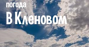 Погода в Кленовом