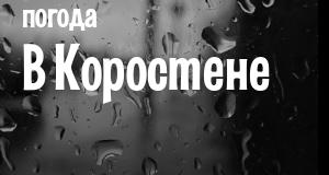 Погода в Коростене