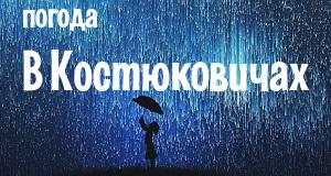Погода в Костюковичах