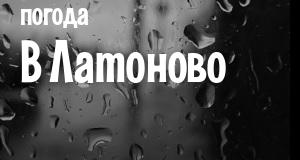 Погода в Латоново