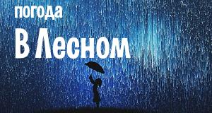 Погода в Лесном