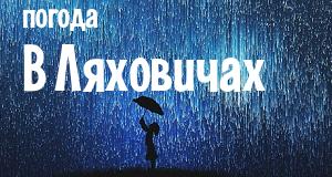 Погода в Ляховичах