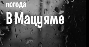 Погода в Мацуяме
