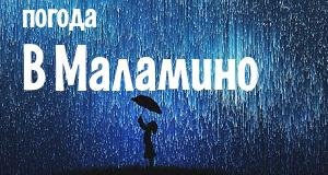 Погода в Маламино