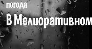Погода в Мелиоративном