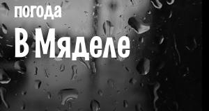 Погода в Мяделе