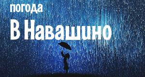 Погода в Навашино