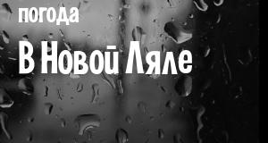 Погода в Новой Ляле