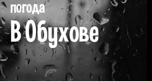 Погода в Обухове