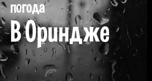 Погода в Ориндже