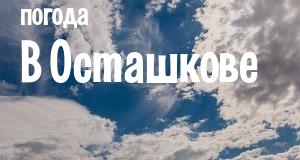Погода в Осташкове