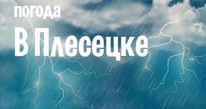 Погода в Плесецке