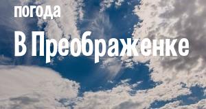 Погода в Преображенке