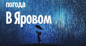 Погода в Яровом
