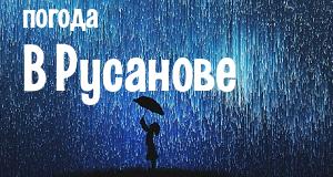 Погода в Русанове