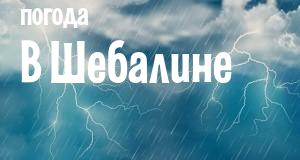 Погода в Шебалине