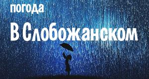 Погода в Слобожанском
