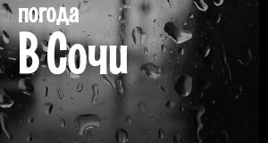 Погода в Сочи