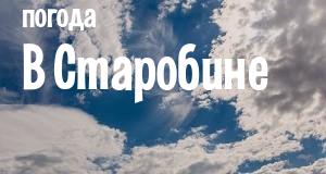 Погода в Старобине
