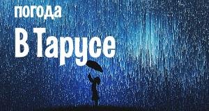 Погода в Тарусе