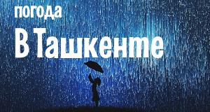 Погода в Ташкенте